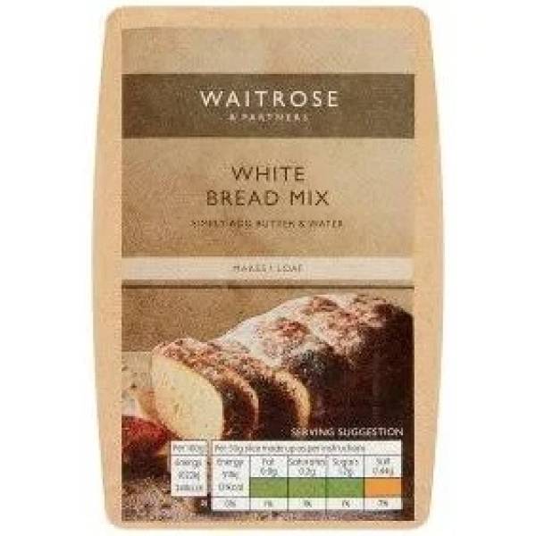 Waitrose White Bread Mix 500g