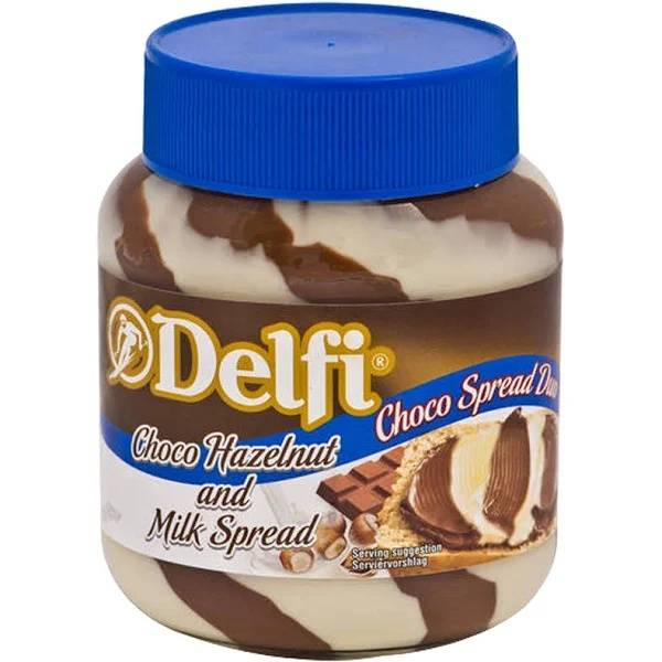 Delfi Choco Spread (Chocolate Hazelnut & Milk) 350G