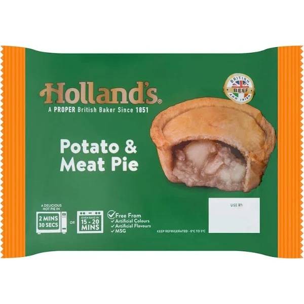 Holland's Potato & Meat Pie