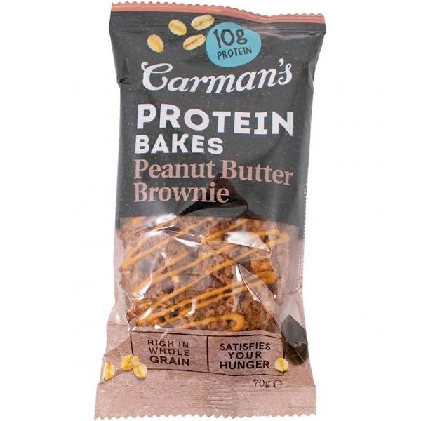 Carman's Protein Bakes Peanut Butter Brownie