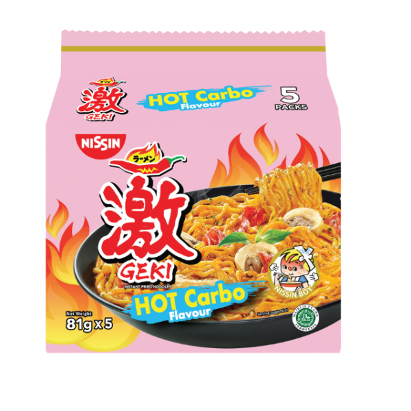 Nissin Geki Hot Carbonara Bag