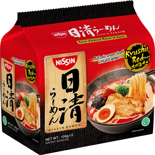 Nissin Japanese Ramen Kyushu Red