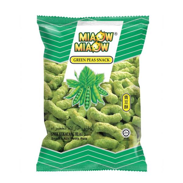 Miaow Miaow Green Peas Snack 60g