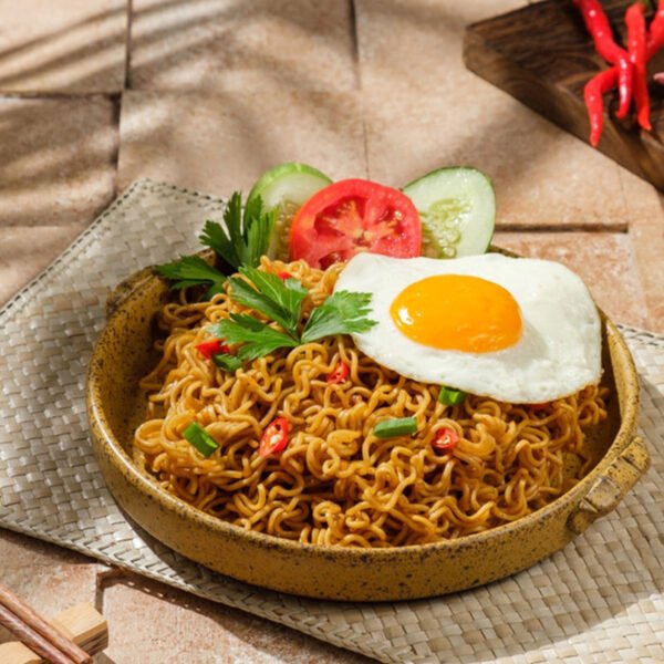 Class 1 Premium Indo Mie Mi Goreng Asli Special Springy Noodle with A Flavorful and Satisfying Dish