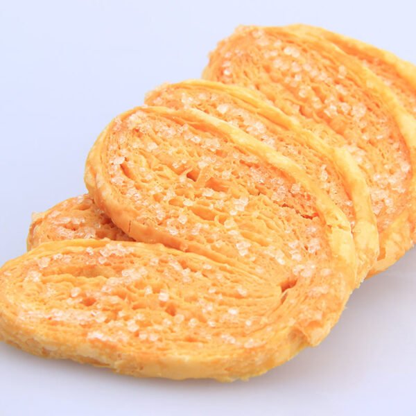 Guangzhou Restaurant OEM Pineapple Flavor Crispy Butterfly Shape Shortbread Palmier Cookies Assorted Biscuits Box