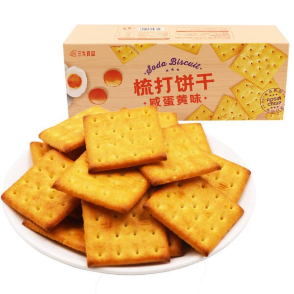 Sanniu Soda Crackers Salty Biscuits Soft Texture 48% Fat Content Box Packaging Wholesale Exotic Snacks Chinese Food