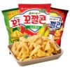 Korean Crispy Chips Wholesale High Quality Cheap Chips 67g Puffed Food Exotic Snacks Corn Bugles