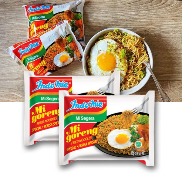 Class 1 Premium Indo Mie Mi Goreng Asli Special Springy Noodle with A Flavorful and Satisfying Dish