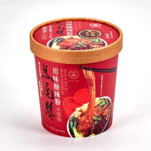 Taiwan Supplier Hot And Sour Bean Threads Chewy And Smooth Spicy Instant Cup Noodles 131g